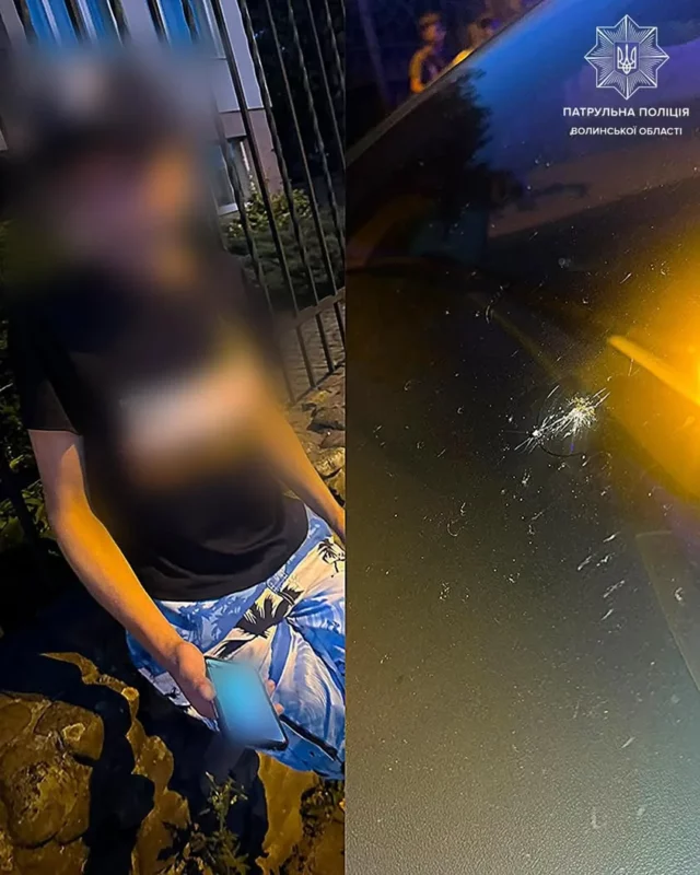 У Волині 8-річний хлопчик пошкодив автомобіль камінням, протокол склали на батька