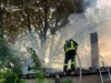 У селі Чаруків ліквідували пожежу в літній кухні