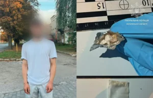 У Луцьку патрульні виявили у 22-річного чоловіка ймовірні наркотики
