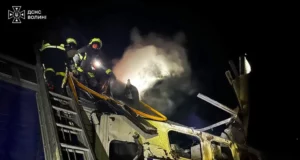 На Волині через російський удар загорівся тепловоз