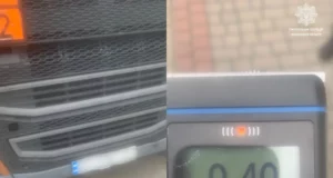 На Волині водій вантажівки з небезпечним вантажем був за кермом напідпитку