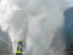 Поблизу села Воля у Ковельському районі загорівся вантажний автомобіль Поблизу села Воля у Ковельському районі загорівся вантажний автомобіль