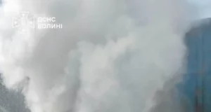 Поблизу села Воля у Ковельському районі загорівся вантажний автомобіль