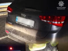 На вулиці Ківерцівській виявили водія Kia з 1,81 проміле алкоголю