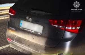На вулиці Ківерцівській виявили водія Kia з 1,81 проміле алкоголю