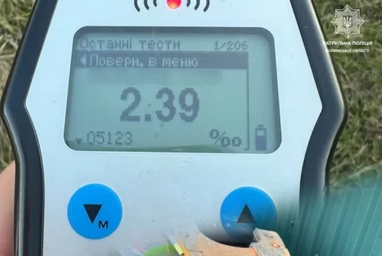 У Ковелі зупинили п’яного водія мопеда без права керування