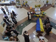 Ковель попрощався з нацгвардійцем Володимиром Якимовичем
