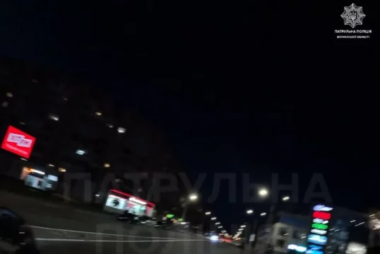 У Луцьку мотопатрульні зупинили водія без посвідчення