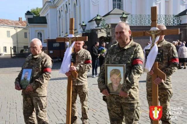 У Луцьку попрощалися із захисниками Василем Тихим та Максимом Василевським
