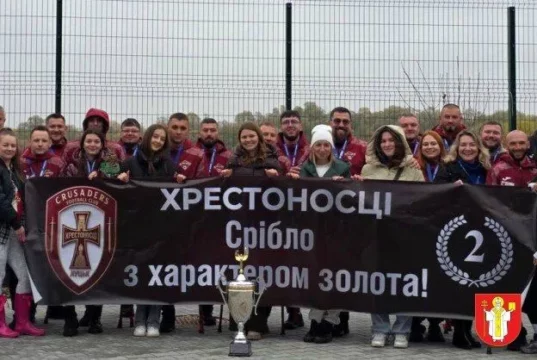 Луцькі «Хрестоносці» стали срібними призерами чемпіонату України з ампфутболу