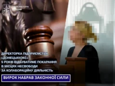 Волинський апеляційний суд залишив у силі вирок директорці «Донецьккоксу» за колабораційну діяльність