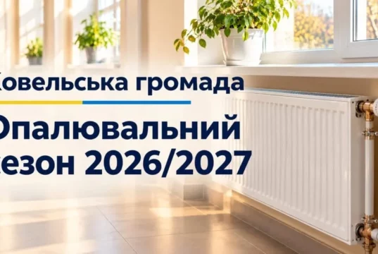 У Ковельській громаді розпочали опалювати школи та лікарні