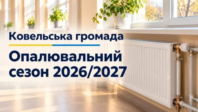 image У Ковельській громаді розпочали опалювати школи та лікарні