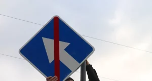 У Горохові змінили організацію дорожнього руху біля скверу