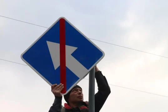 У Горохові змінили організацію дорожнього руху біля скверу