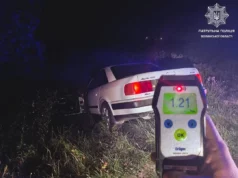 Поблизу Луцька нетверезий водій Audi з’їхав у кювет