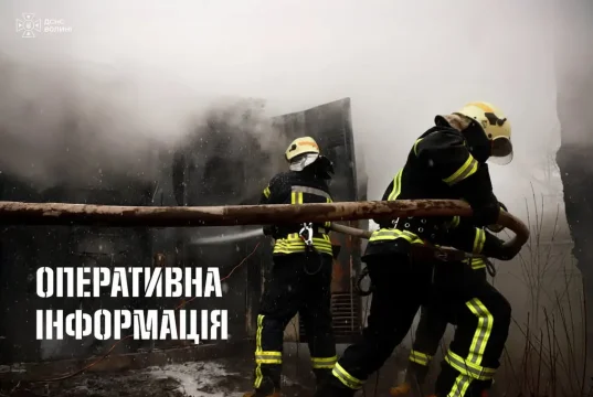 На Волині за добу рятувальники загасили три пожежі в житлових і господарських будівлях
