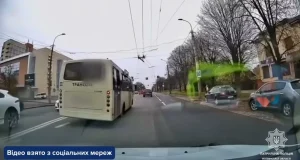 У Луцьку оштрафували водія маршрутки за порушення ПДР