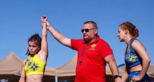Ковельчанка Діана Рисьова здобула срібло чемпіонату світу з пляжної боротьби