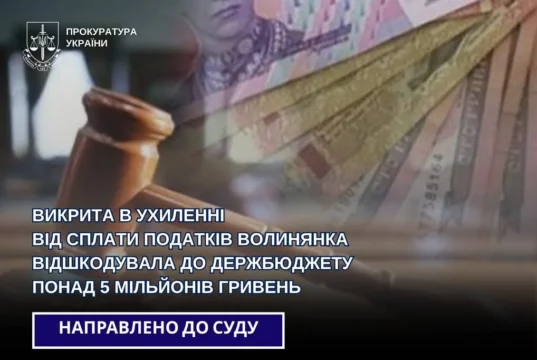 Волинянка відшкодувала понад 5 мільйонів гривень податків після розслідування