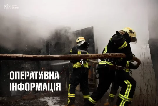 На Волині рятувальники за добу погасили три пожежі в домоволодіннях