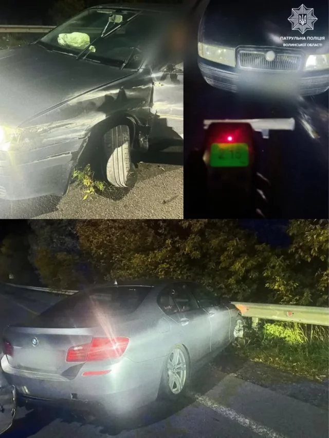 Поблизу Луцька п’яний водій Skoda спричинив ДТП на трасі М-19